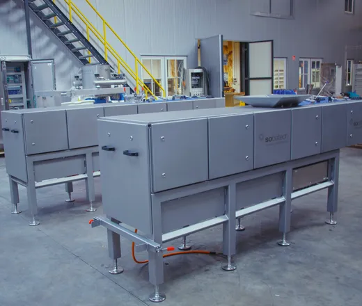 Bread dough production line