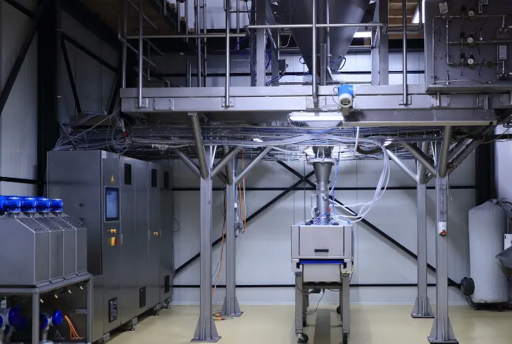 Sobatech testing facility for continuous mixing solutions