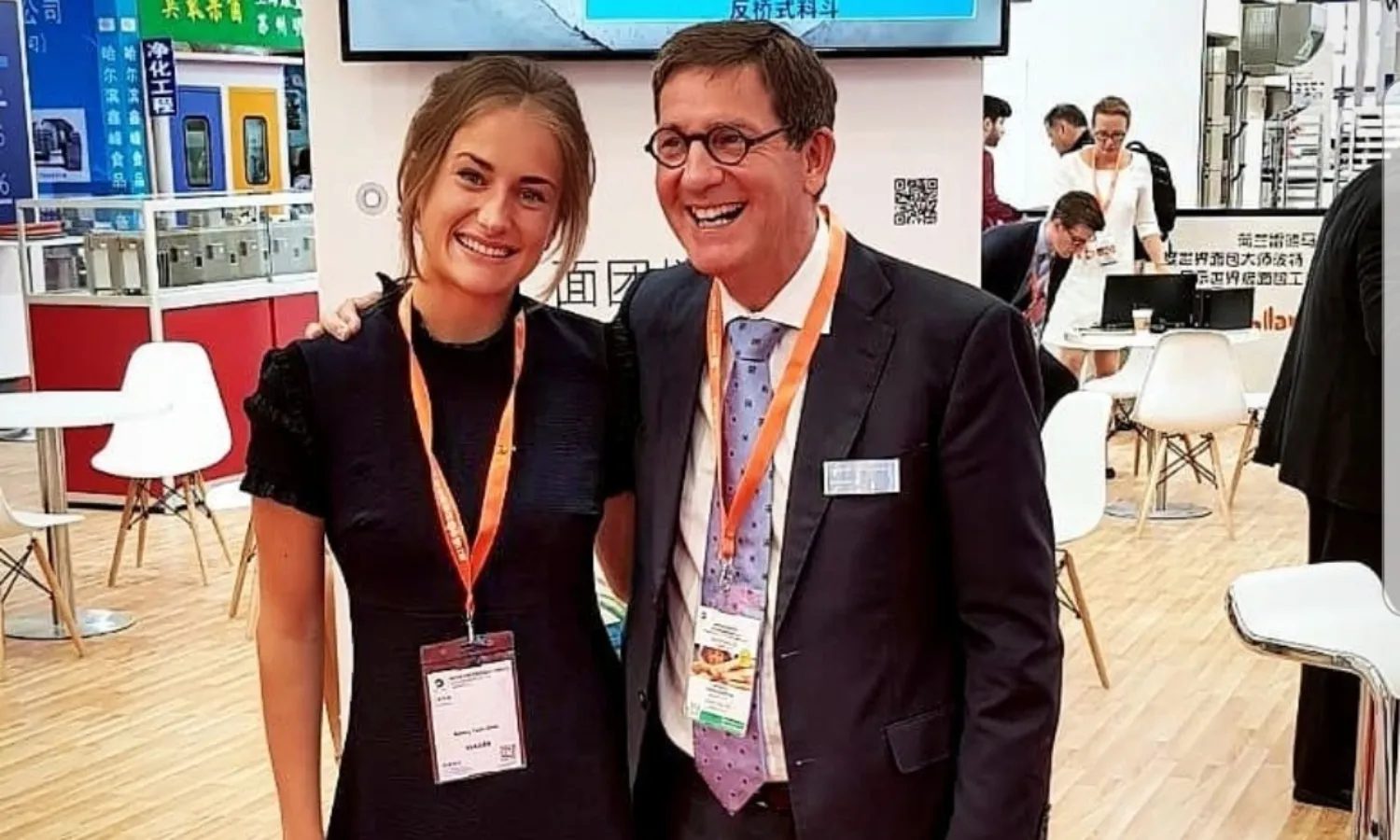 Gilian Lekner (founder Sobatech) and Geneviève Lekner (CEO Sobatech) at the Bakery China Exhibition