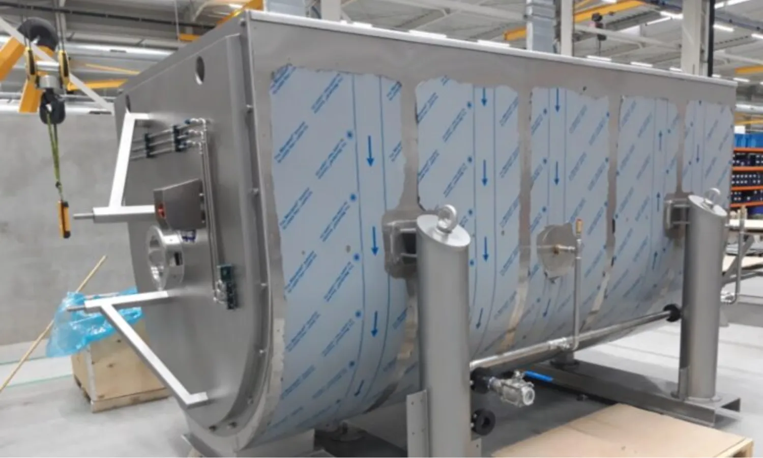 Continuous bulk fermenter where products can rest after the mixing phase for optimal taste, consistency and aroma development.