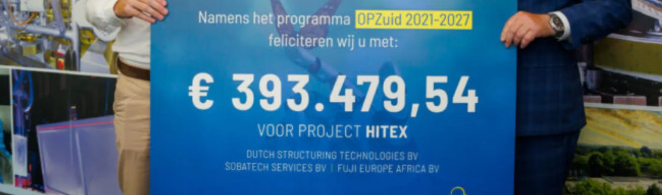 DST receives grant under OPZuid 21-27 program