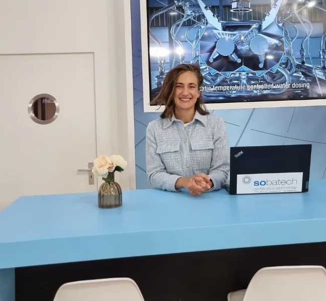 Geneviève Lekner (CEO Sobatech) at IBA fair 2023