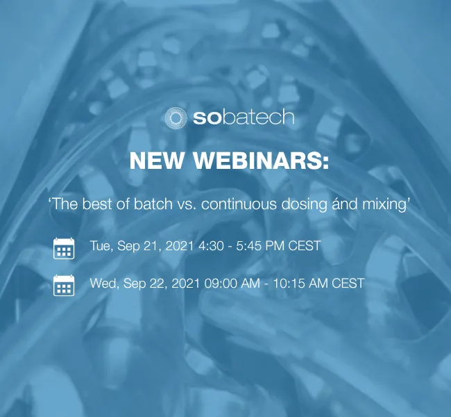 [Webinar] The best of batch vs. continuous dosing and mixing