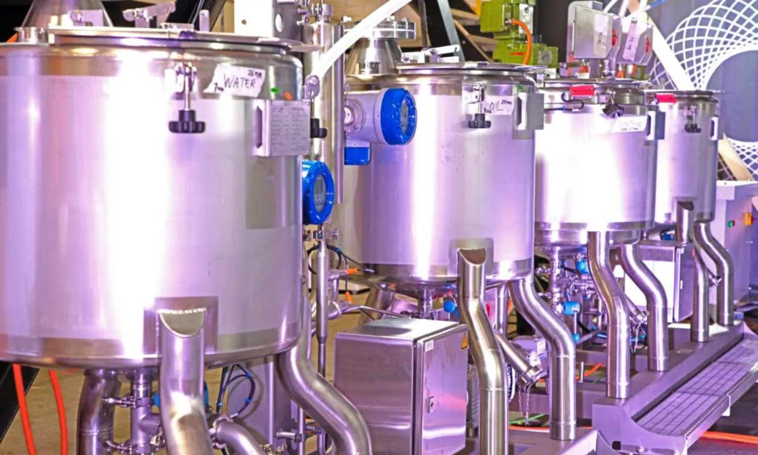Liquid dosing system for continuous production line