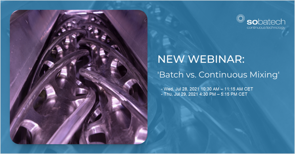 Webinar: batch vs. continuous mixing